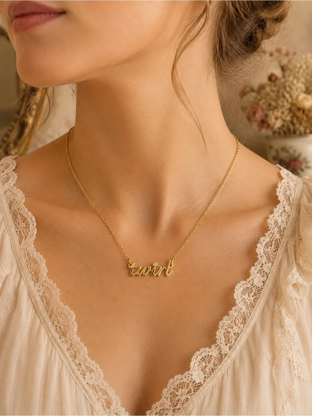 KATE SPADE • Gold Say Yes Twirl Necklace